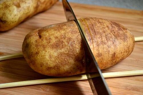 картошка-гармошка в духовке рецепт 